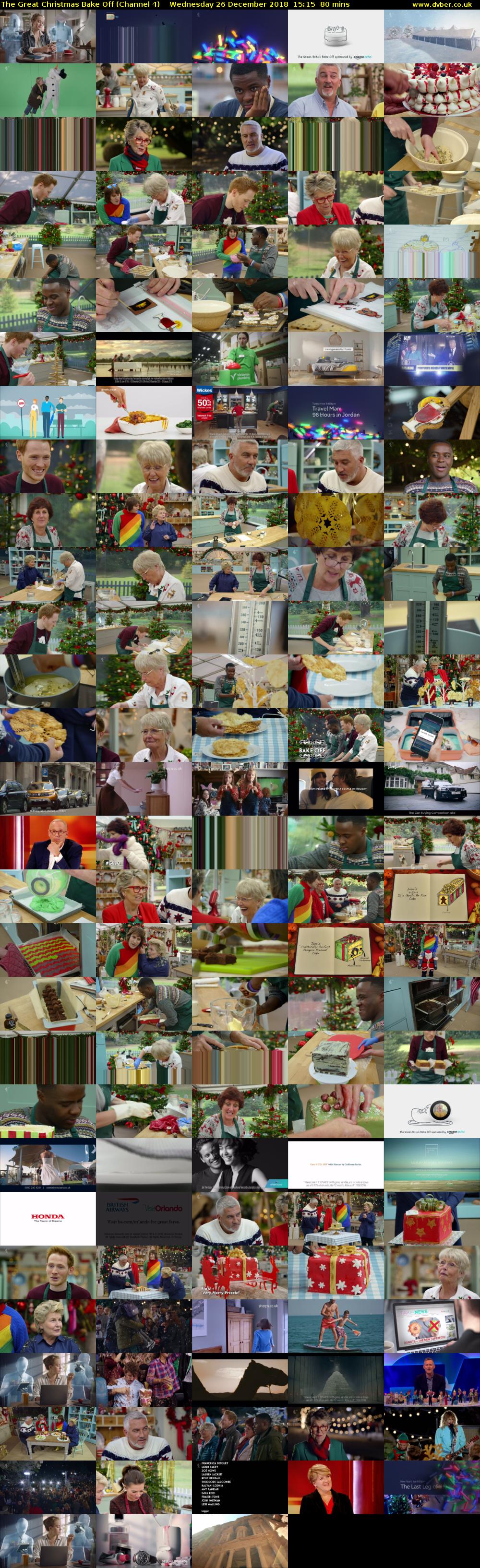 The Great Christmas Bake Off (Channel 4) Wednesday 26 December 2018 15:15 - 16:35