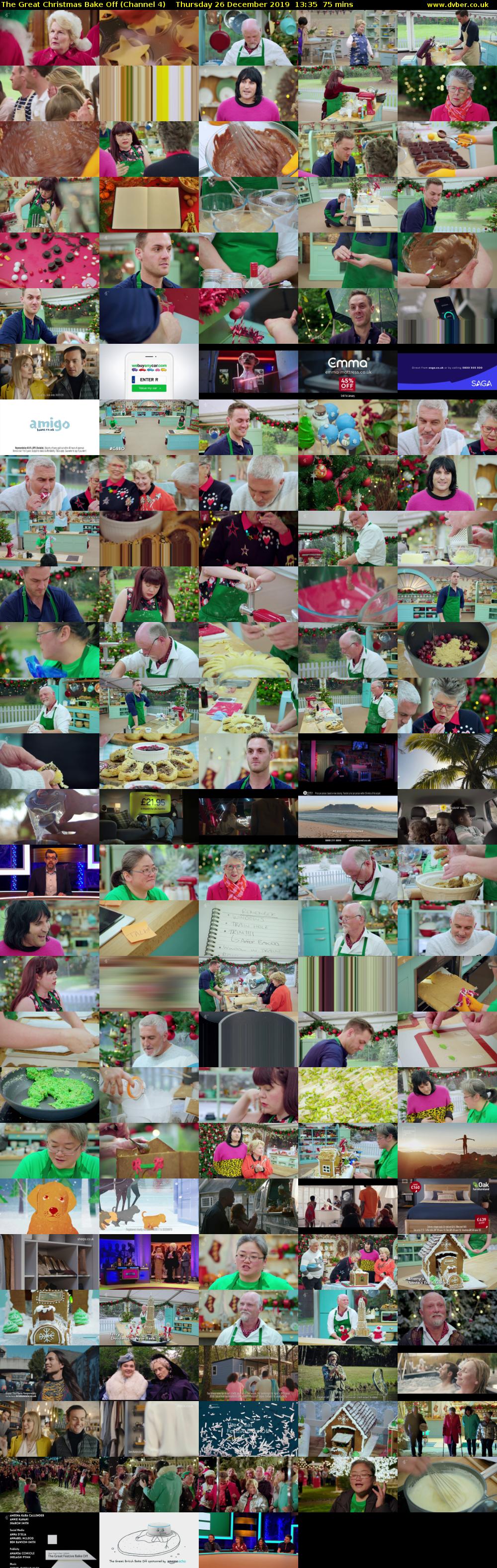 The Great Christmas Bake Off (Channel 4) Thursday 26 December 2019 13:35 - 14:50