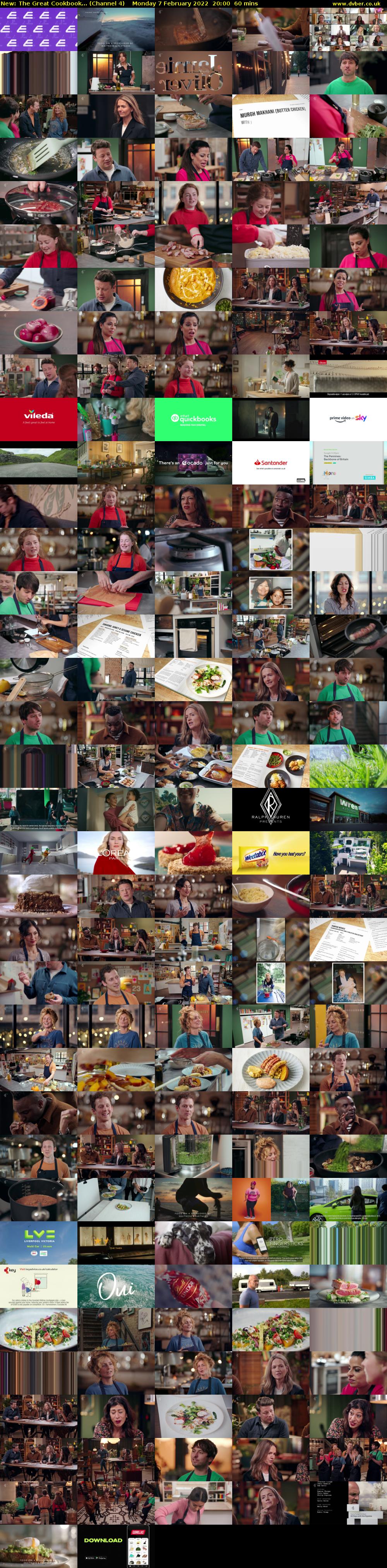 The Great Cookbook... (Channel 4) Monday 7 February 2022 20:00 - 21:00