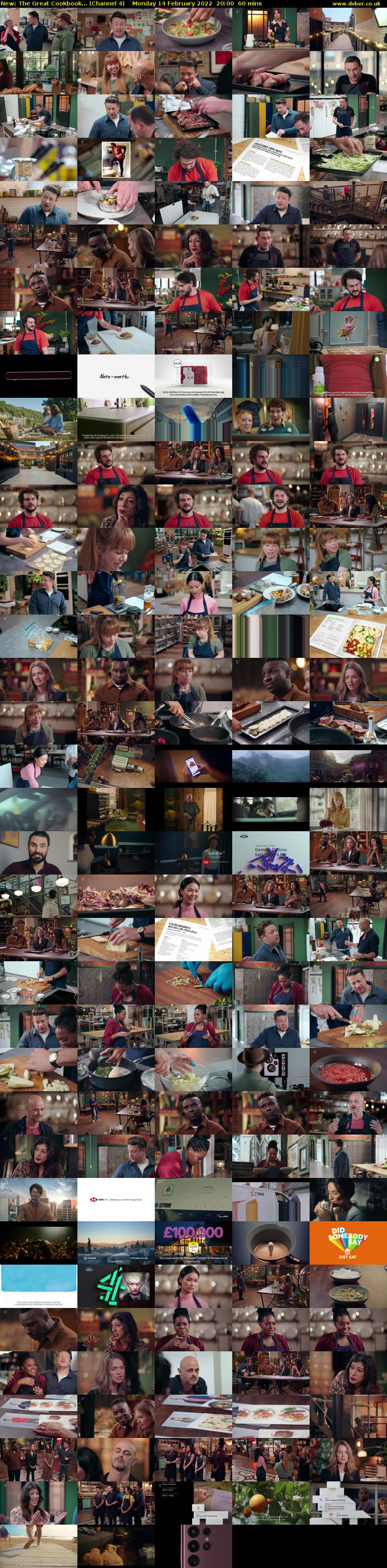 The Great Cookbook... (Channel 4) Monday 14 February 2022 20:00 - 21:00
