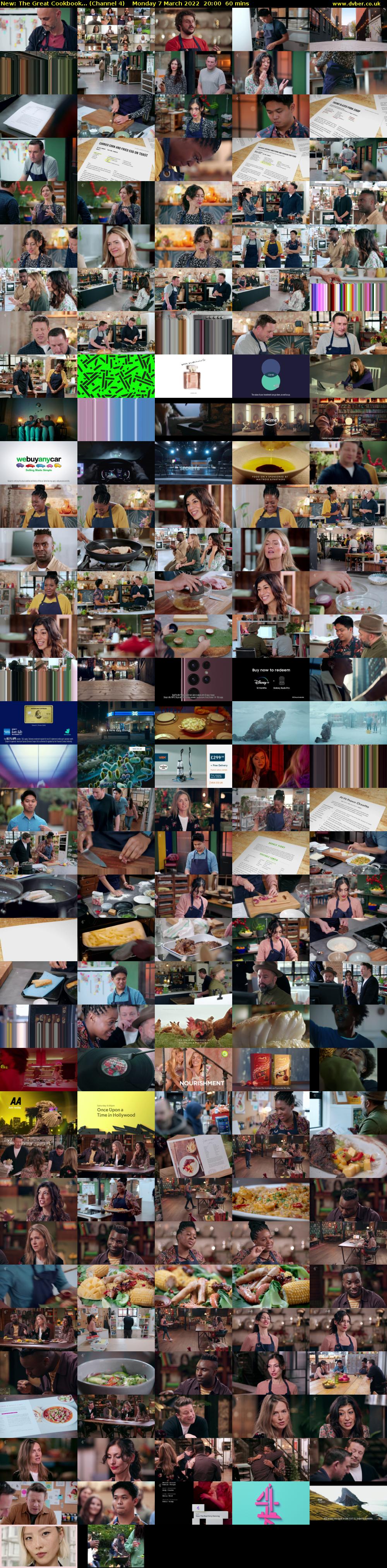 The Great Cookbook... (Channel 4) Monday 7 March 2022 20:00 - 21:00