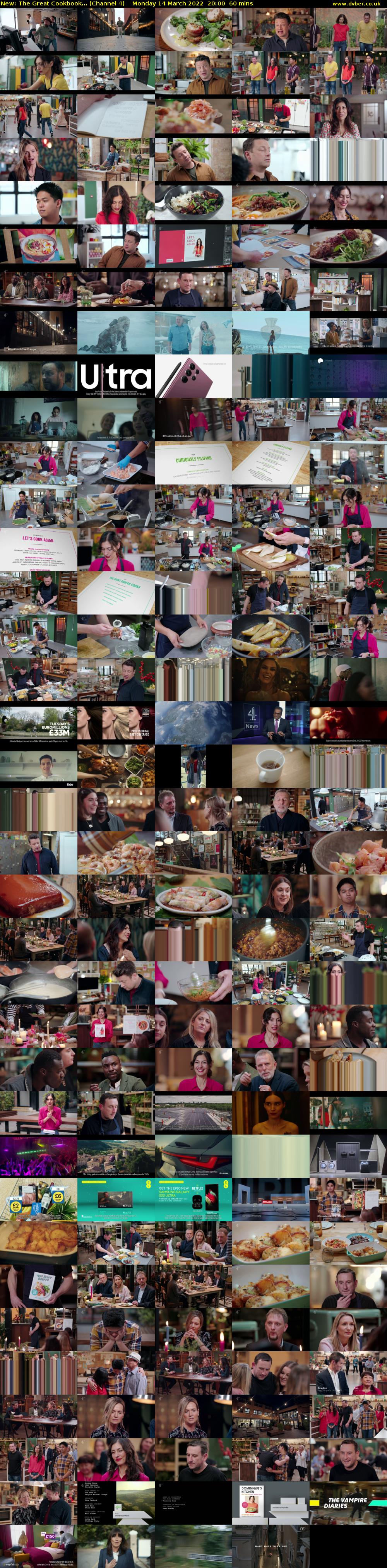 The Great Cookbook... (Channel 4) Monday 14 March 2022 20:00 - 21:00