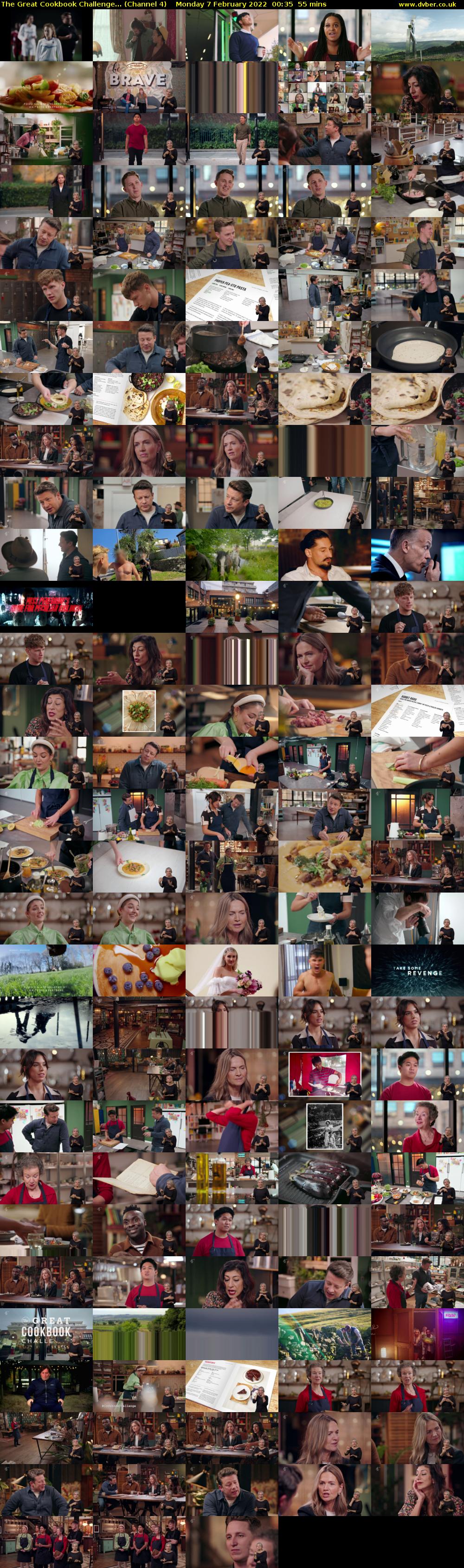The Great Cookbook Challenge... (Channel 4) Monday 7 February 2022 00:35 - 01:30