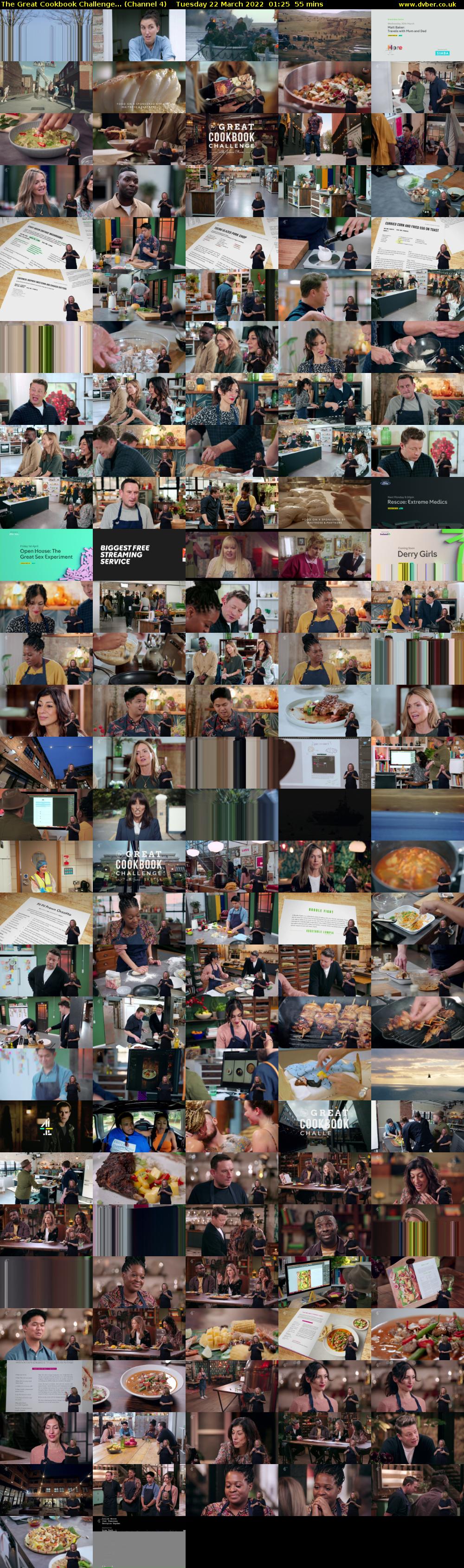 The Great Cookbook Challenge... (Channel 4) Tuesday 22 March 2022 01:25 - 02:20