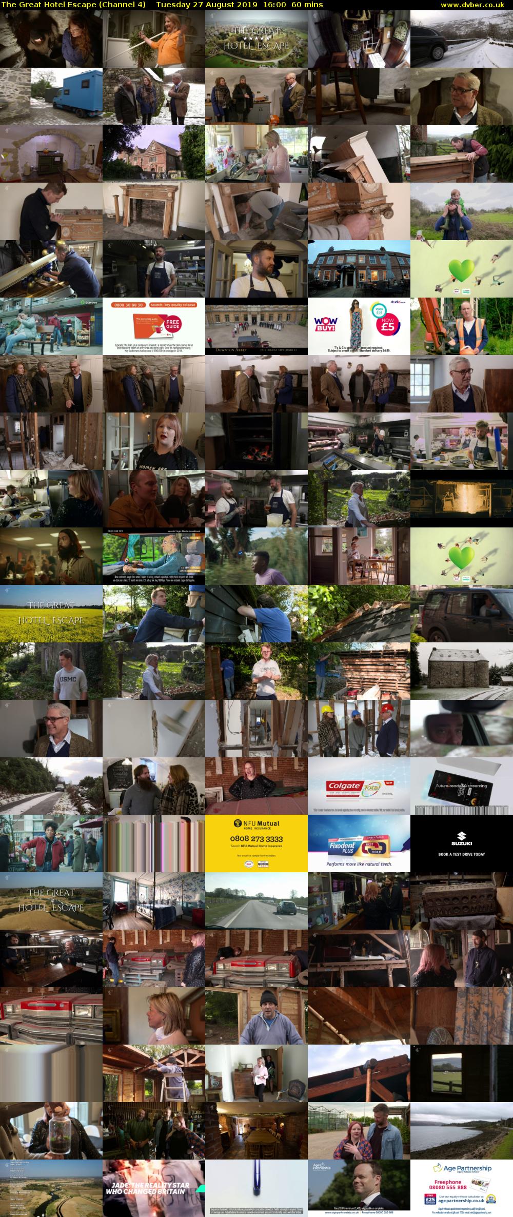 The Great Hotel Escape (Channel 4) Tuesday 27 August 2019 16:00 - 17:00