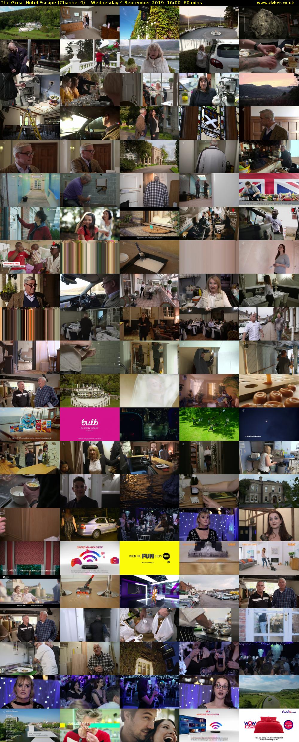 The Great Hotel Escape (Channel 4) Wednesday 4 September 2019 16:00 - 17:00