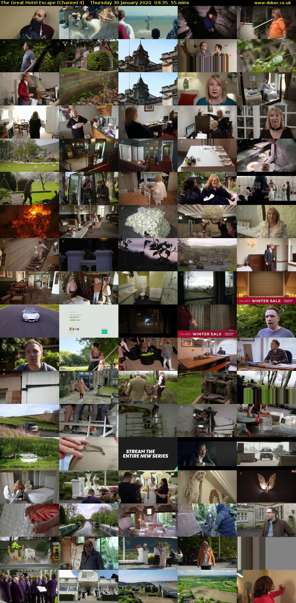 The Great Hotel Escape (Channel 4) Thursday 30 January 2020 04:35 - 05:30