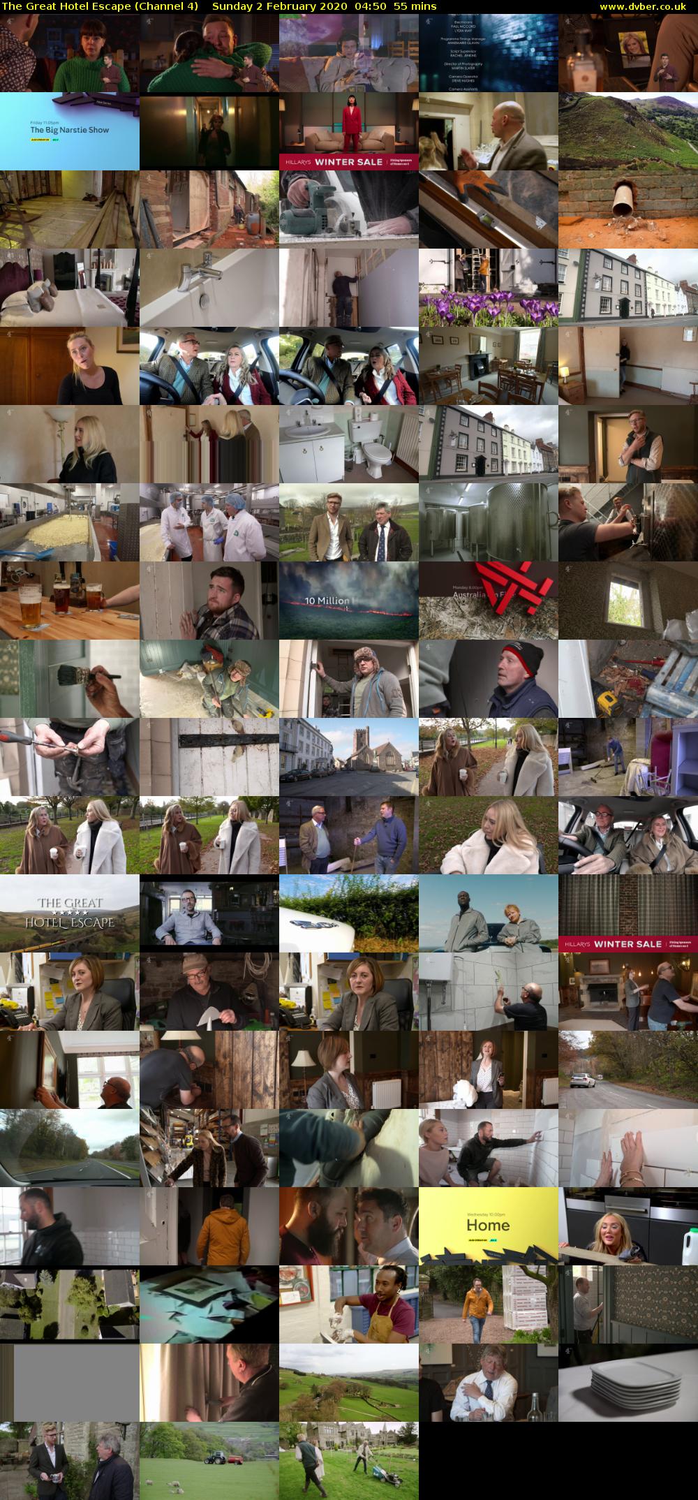 The Great Hotel Escape (Channel 4) Sunday 2 February 2020 04:50 - 05:45