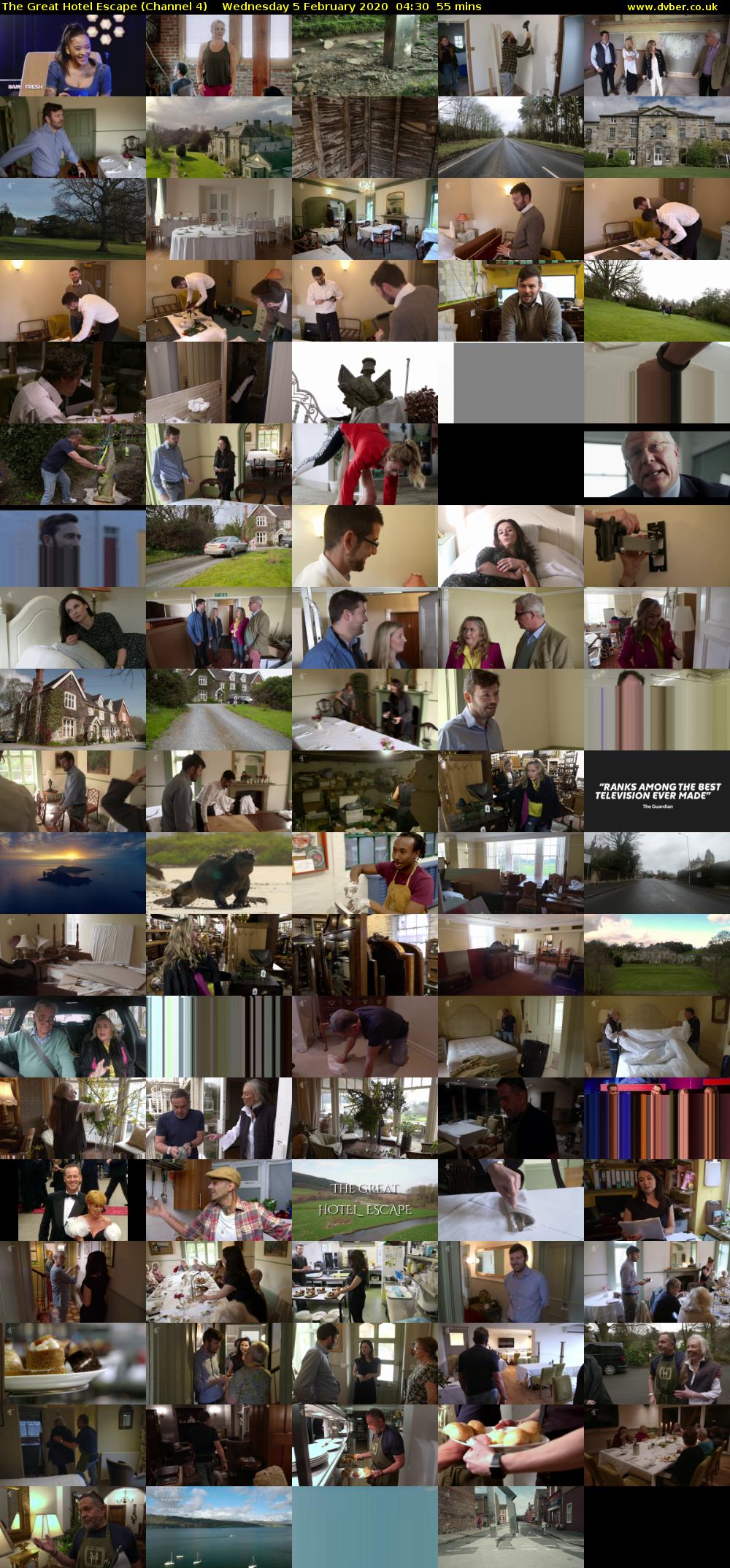 The Great Hotel Escape (Channel 4) Wednesday 5 February 2020 04:30 - 05:25