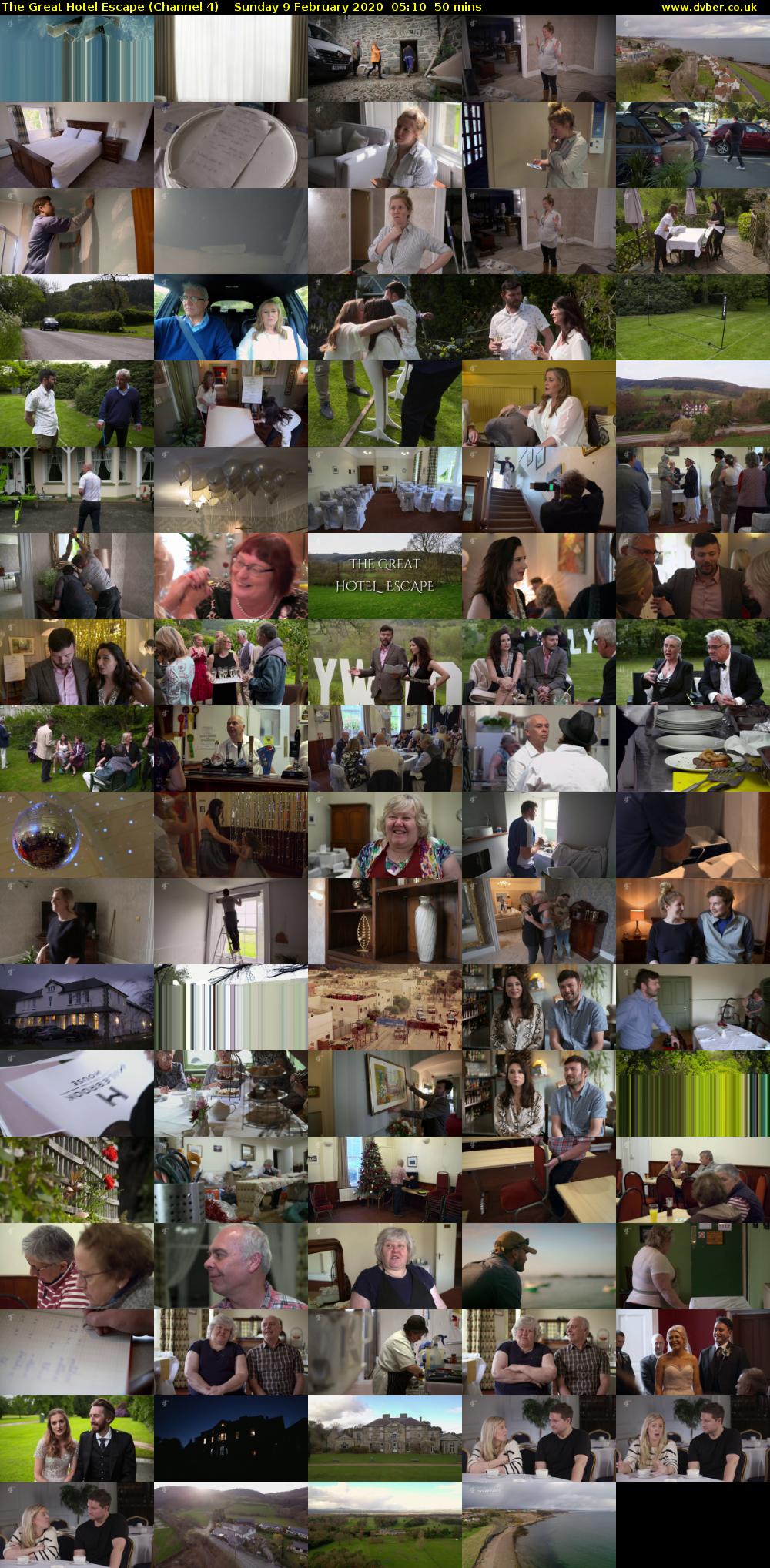 The Great Hotel Escape (Channel 4) Sunday 9 February 2020 05:10 - 06:00