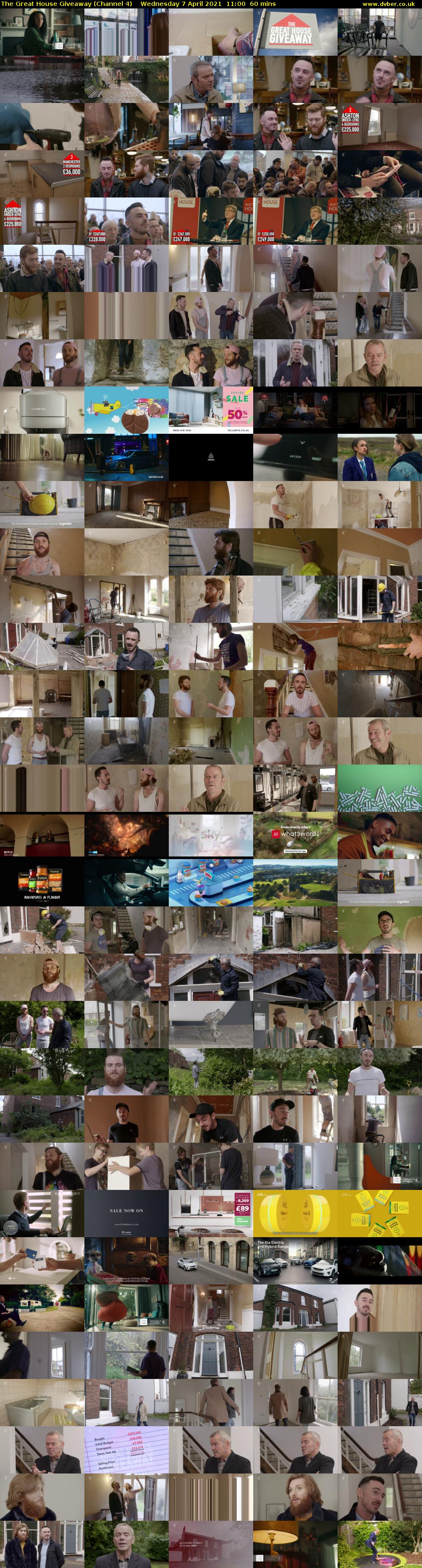 The Great House Giveaway (Channel 4) Wednesday 7 April 2021 11:00 - 12:00