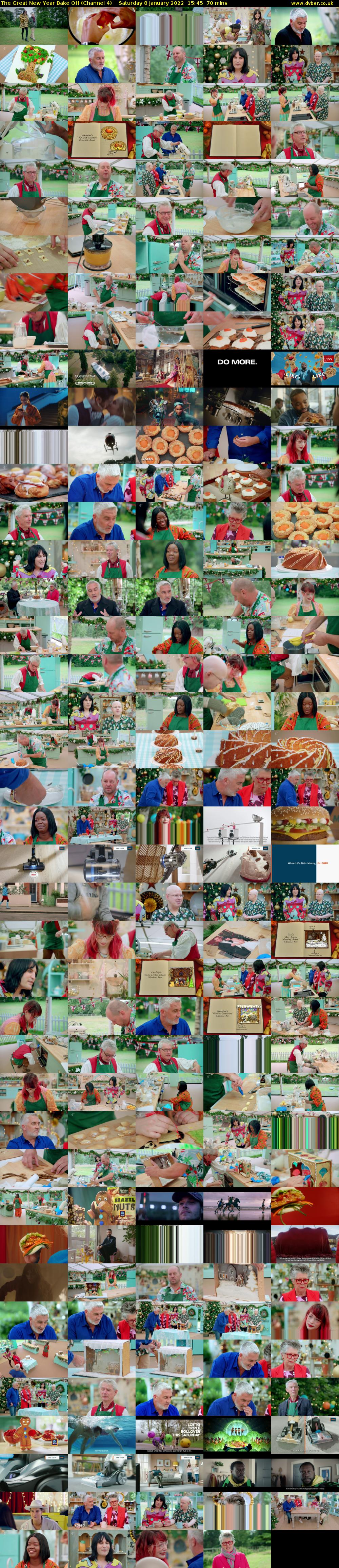 The Great New Year Bake Off (Channel 4) Saturday 8 January 2022 15:45 - 16:55