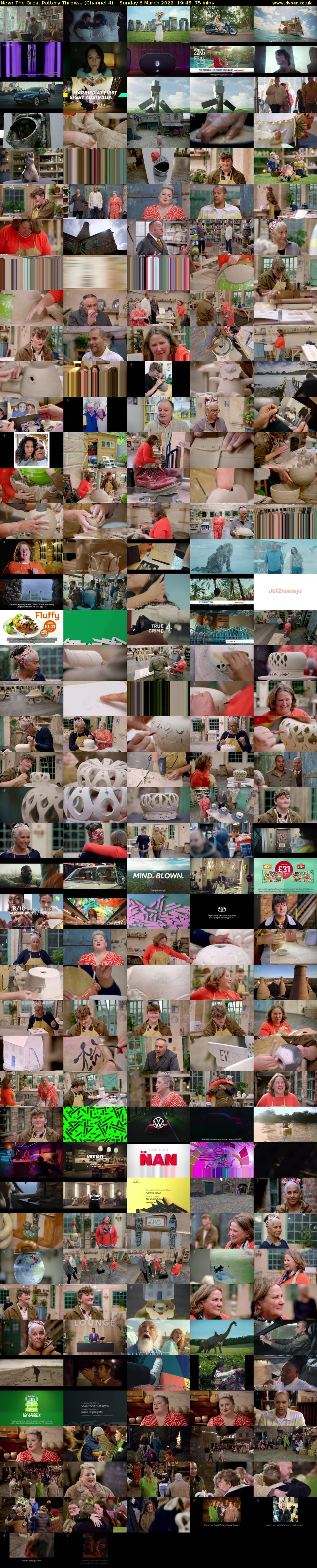 The Great Pottery Throw... (Channel 4) Sunday 6 March 2022 19:45 - 21:00