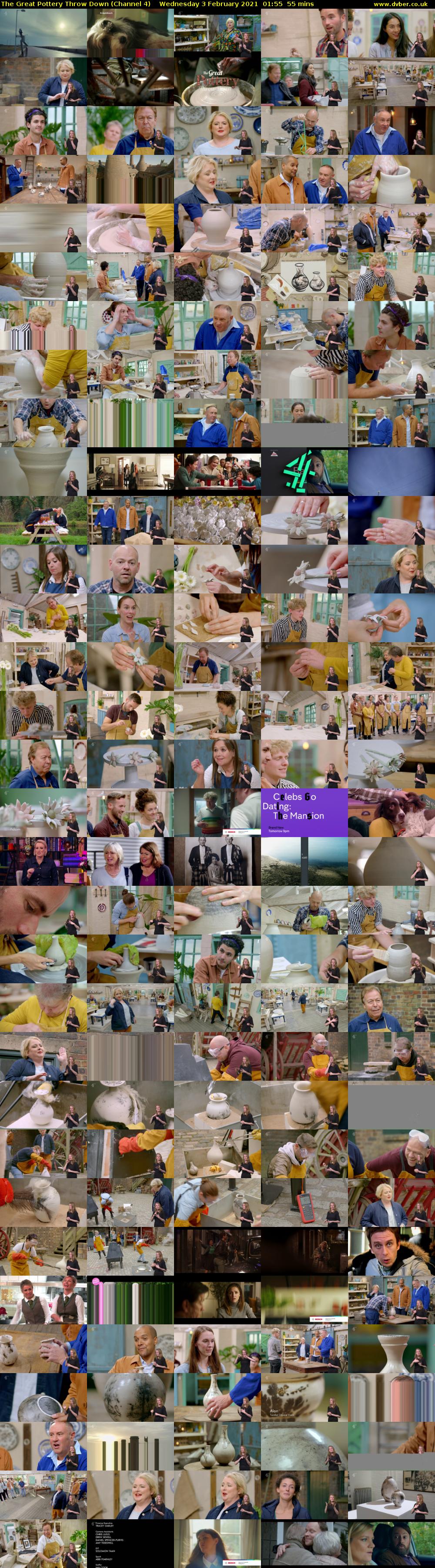 The Great Pottery Throw Down (Channel 4) Wednesday 3 February 2021 01:55 - 02:50