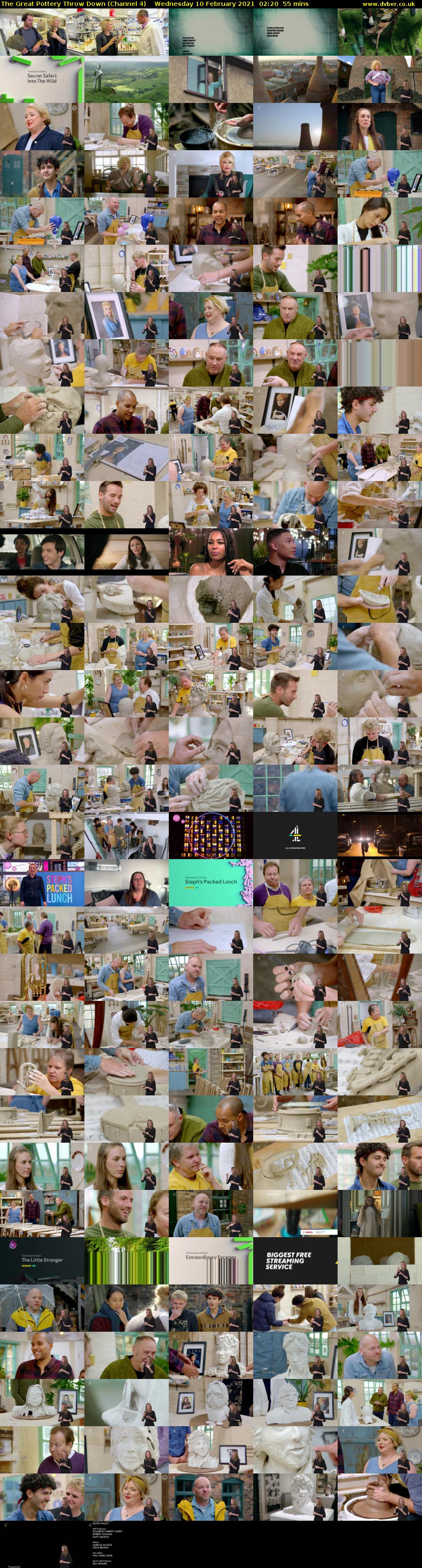The Great Pottery Throw Down (Channel 4) Wednesday 10 February 2021 02:20 - 03:15