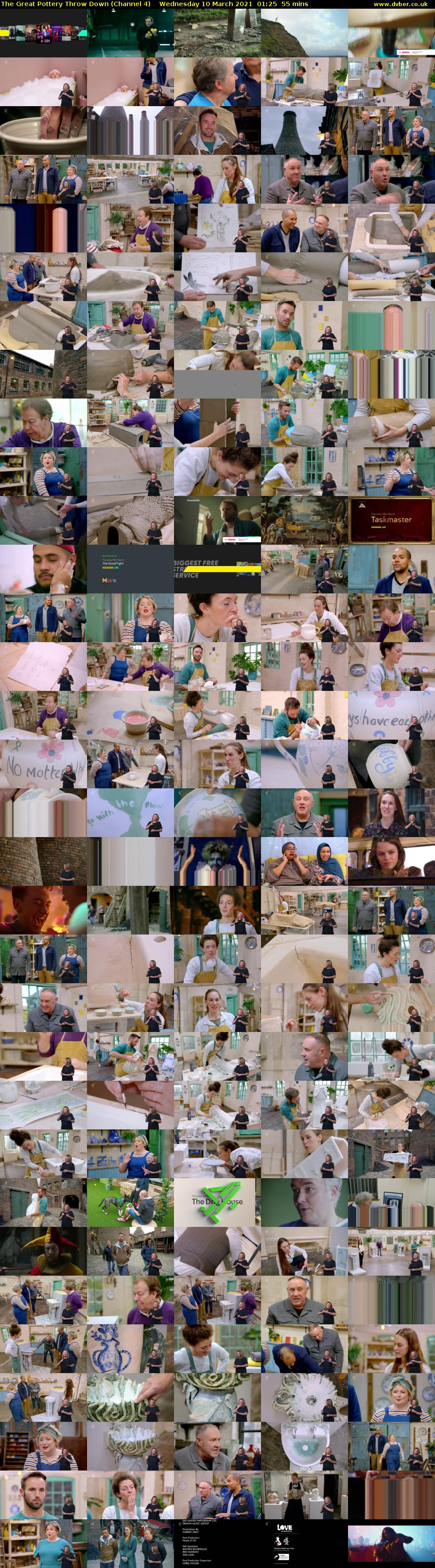 The Great Pottery Throw Down (Channel 4) Wednesday 10 March 2021 01:25 - 02:20