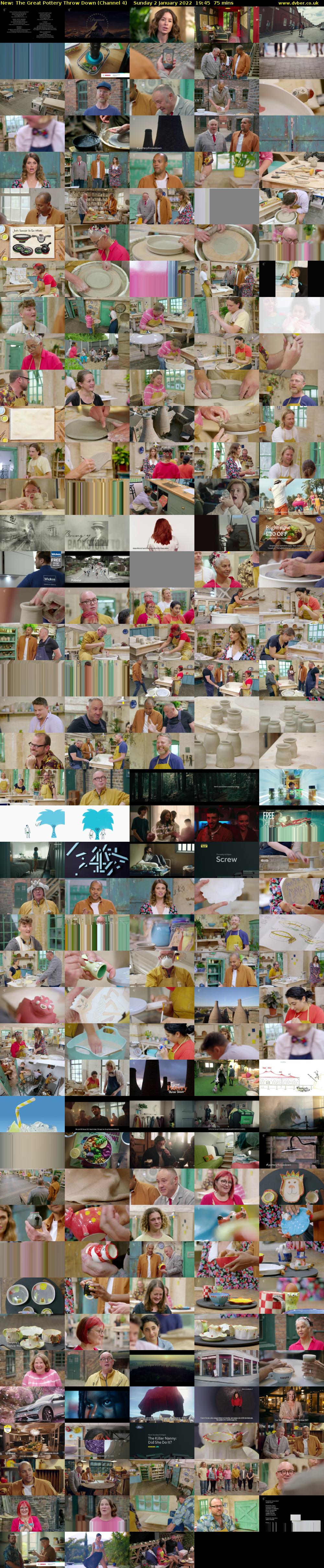 The Great Pottery Throw Down (Channel 4) Sunday 2 January 2022 19:45 - 21:00