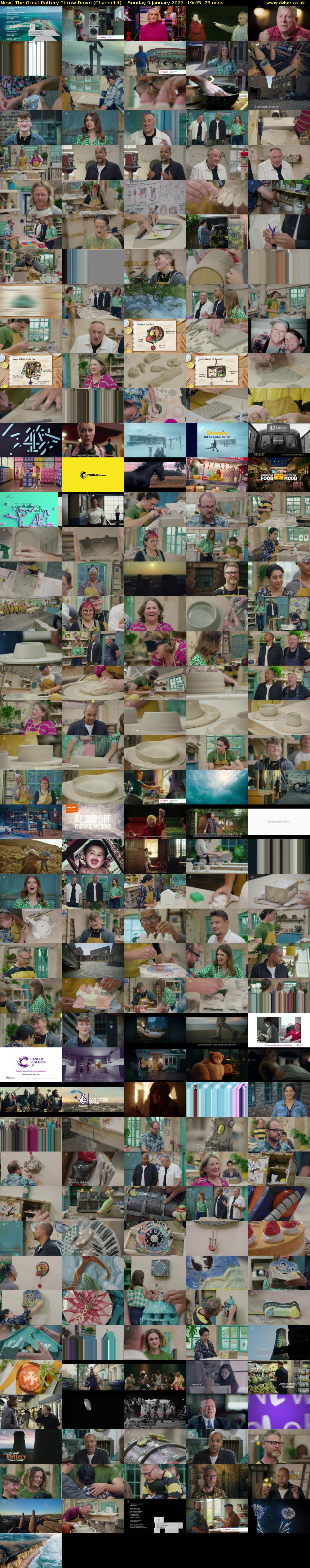 The Great Pottery Throw Down (Channel 4) Sunday 9 January 2022 19:45 - 21:00