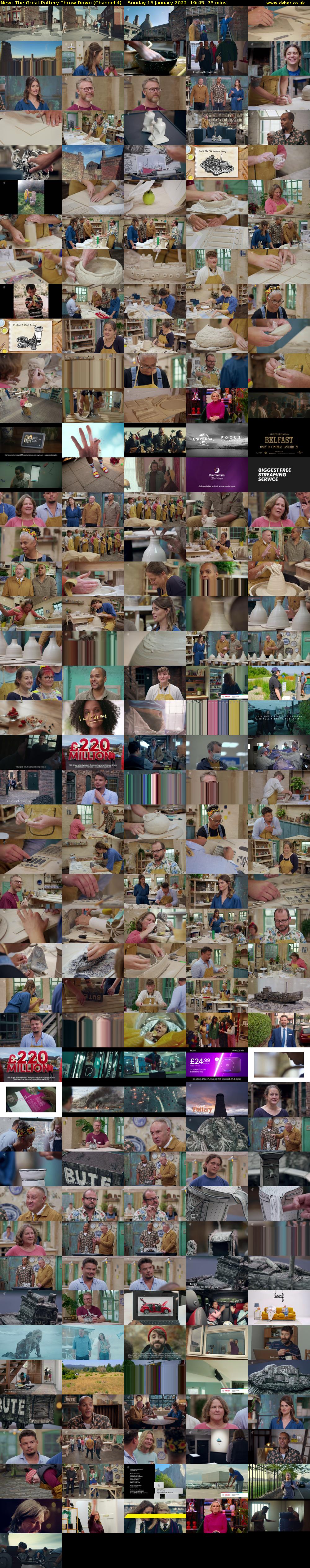 The Great Pottery Throw Down (Channel 4) Sunday 16 January 2022 19:45 - 21:00