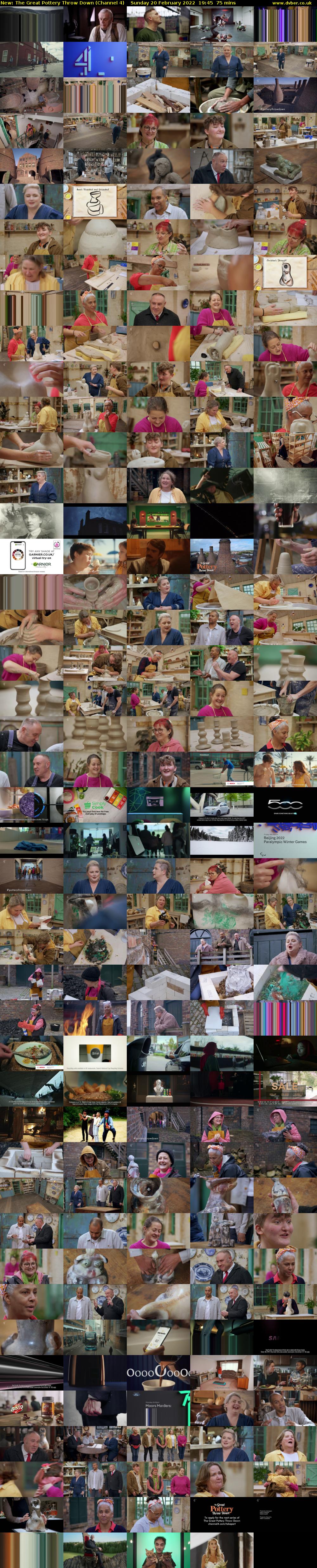 The Great Pottery Throw Down (Channel 4) Sunday 20 February 2022 19:45 - 21:00