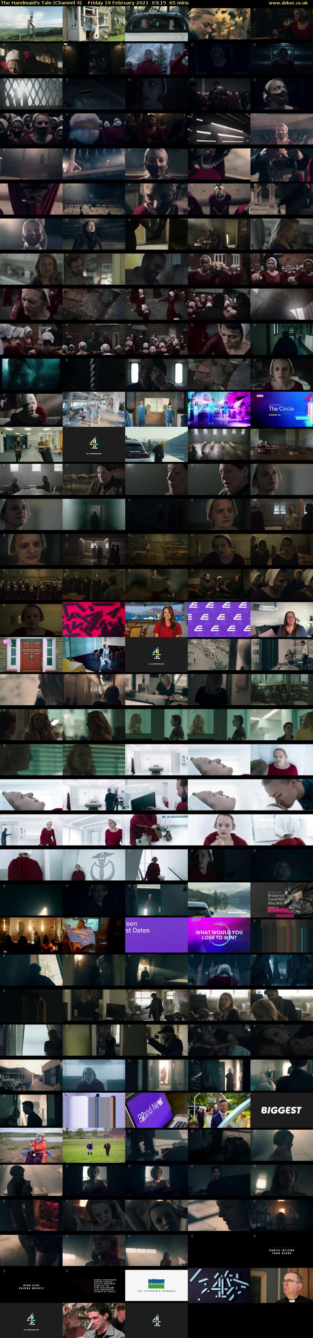 The Handmaid's Tale (Channel 4) Friday 19 February 2021 03:15 - 04:20