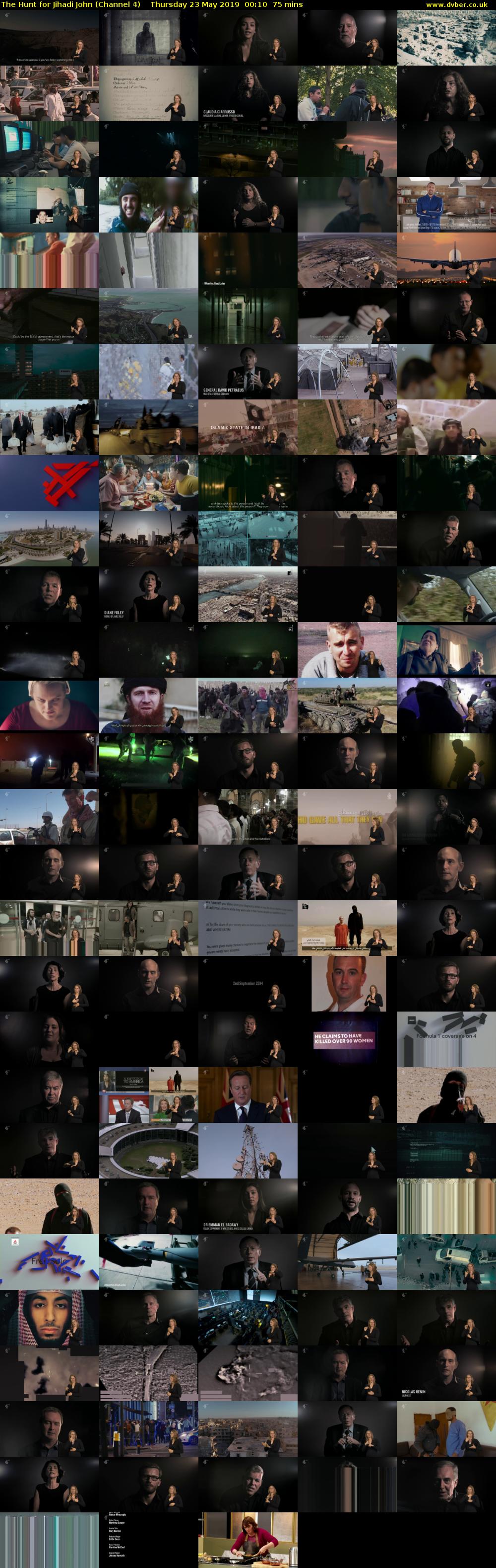 The Hunt for Jihadi John (Channel 4) Thursday 23 May 2019 00:10 - 01:25