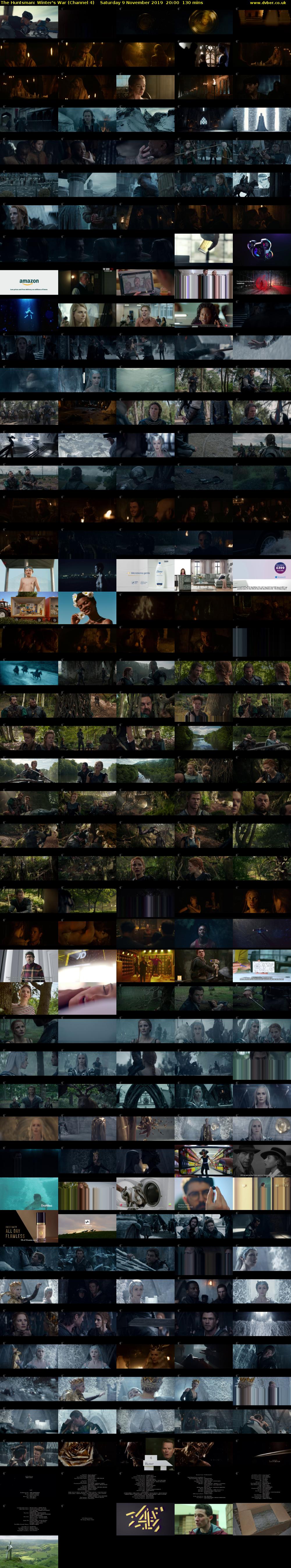 The Huntsman: Winter's War (Channel 4) Saturday 9 November 2019 20:00 - 22:10