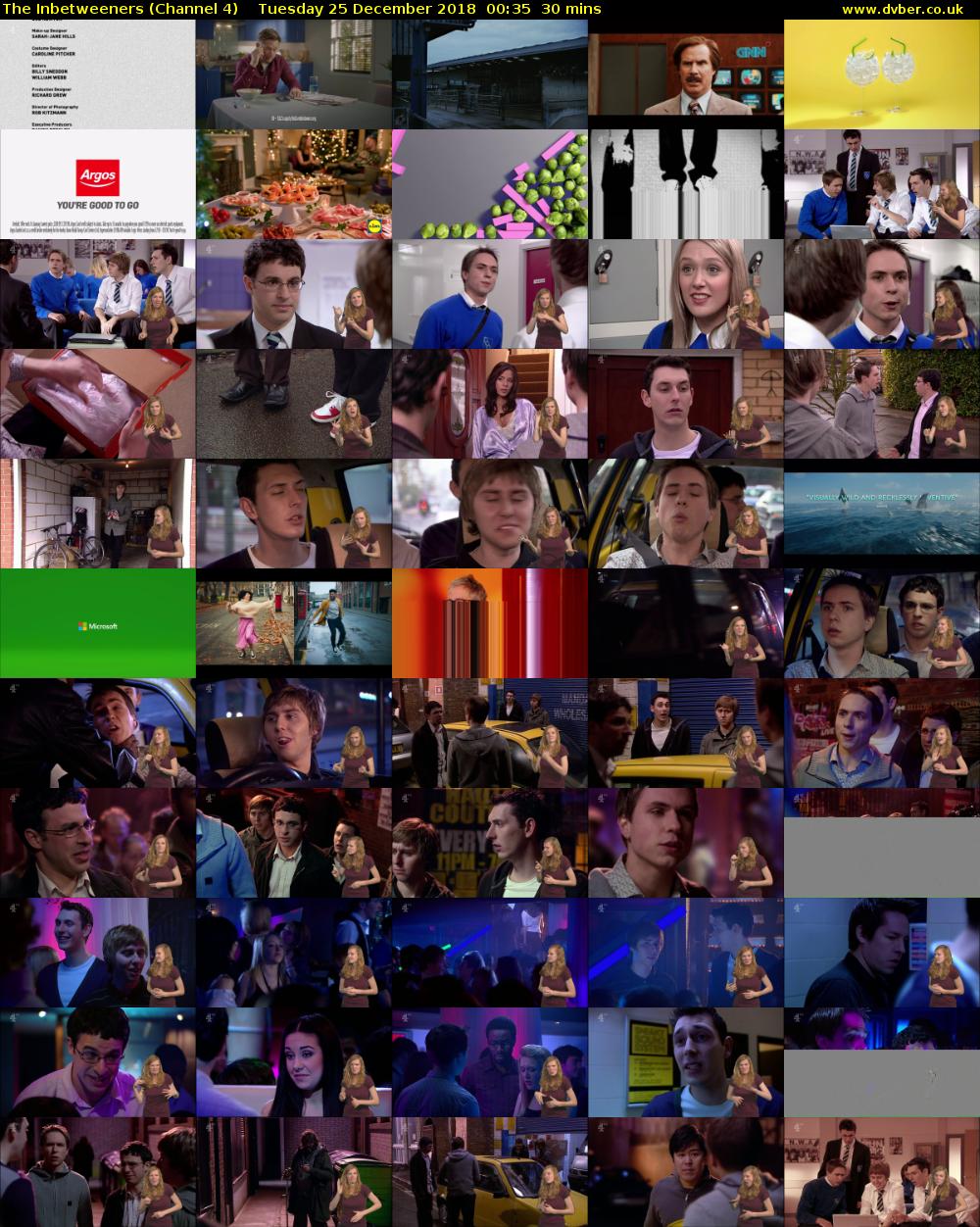 The Inbetweeners (Channel 4) Tuesday 25 December 2018 00:35 - 01:05
