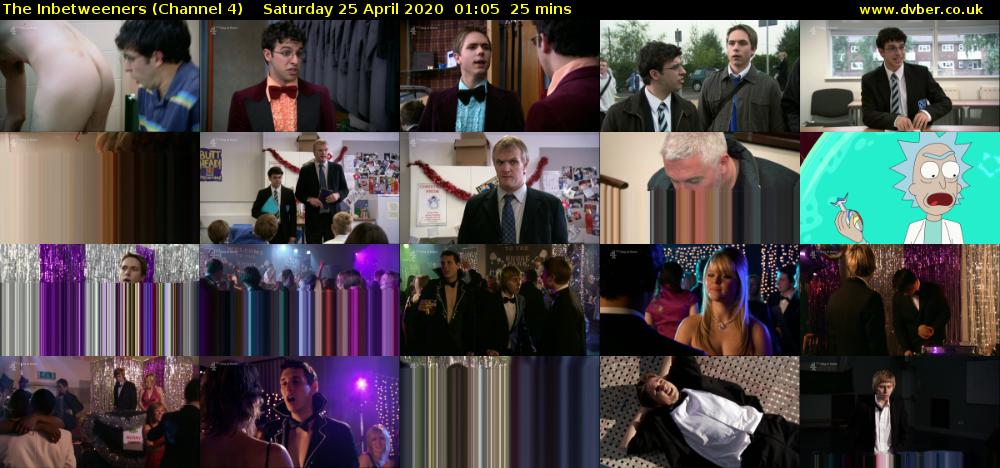 The Inbetweeners (Channel 4) Saturday 25 April 2020 01:05 - 01:30