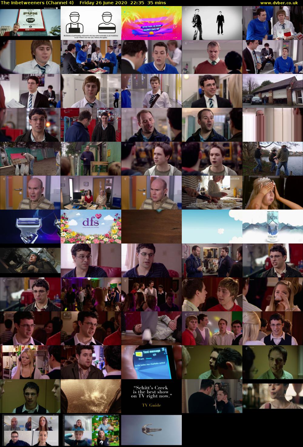 The Inbetweeners (Channel 4) Friday 26 June 2020 22:35 - 23:10