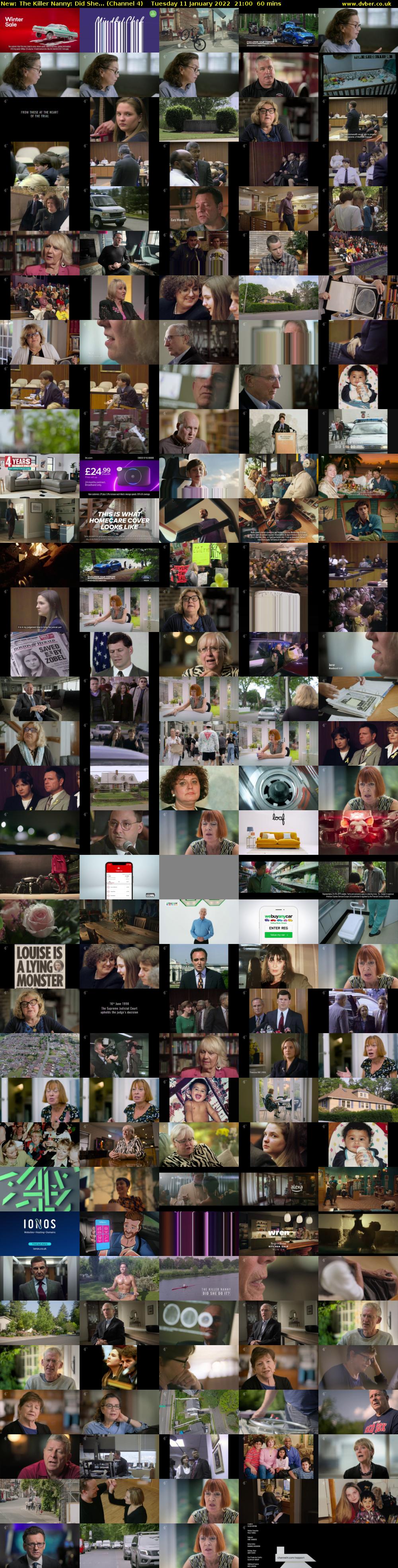 The Killer Nanny: Did She... (Channel 4) Tuesday 11 January 2022 21:00 - 22:00