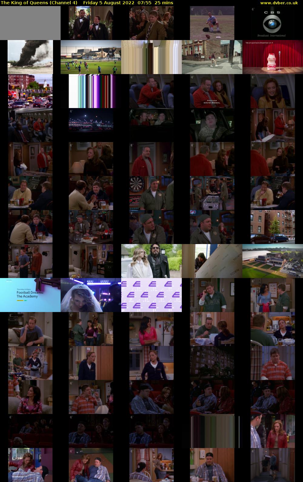 The King of Queens (Channel 4) Friday 5 August 2022 07:55 - 08:20