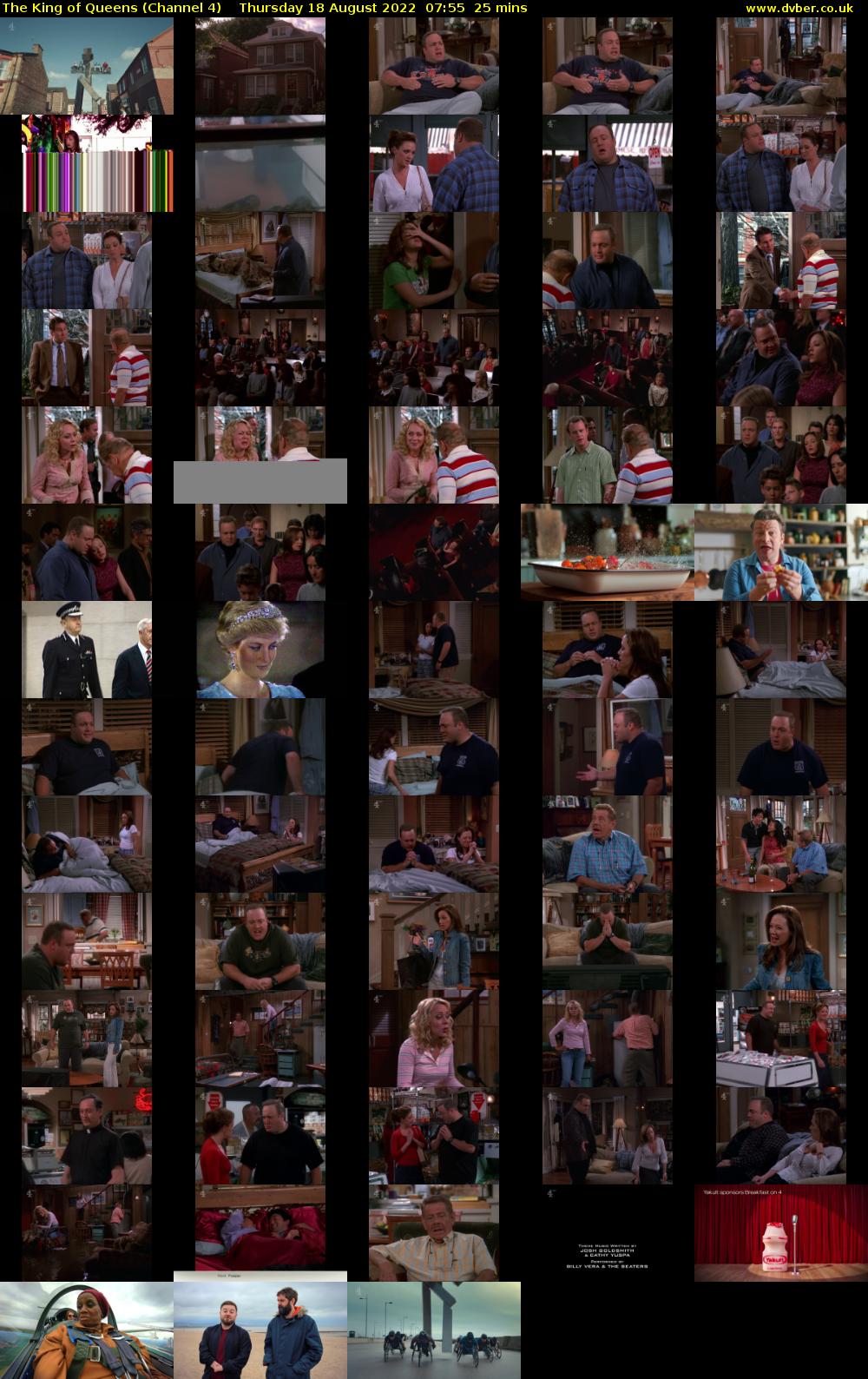 The King of Queens (Channel 4) Thursday 18 August 2022 07:55 - 08:20