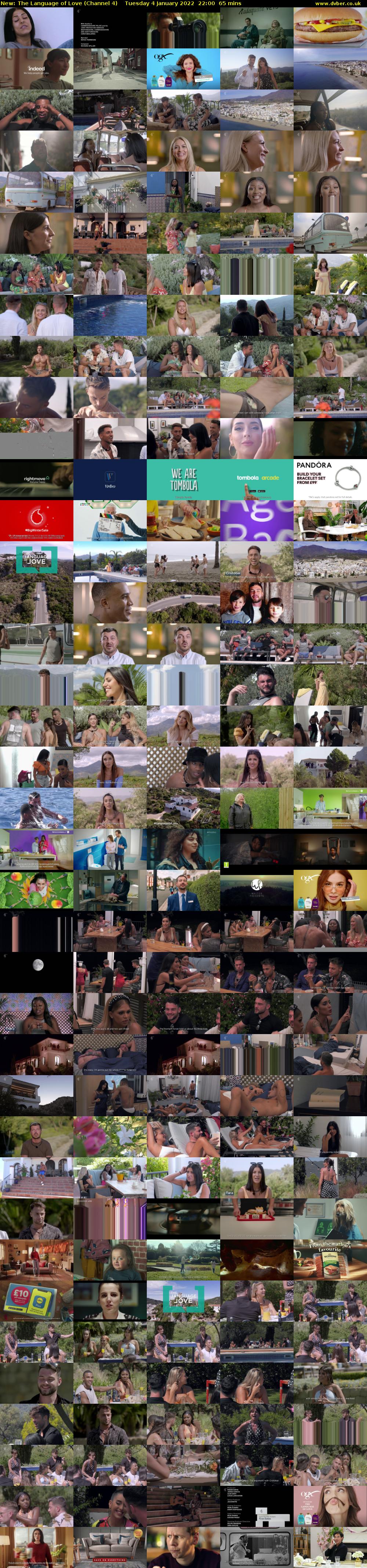 The Language of Love (Channel 4) Tuesday 4 January 2022 22:00 - 23:05