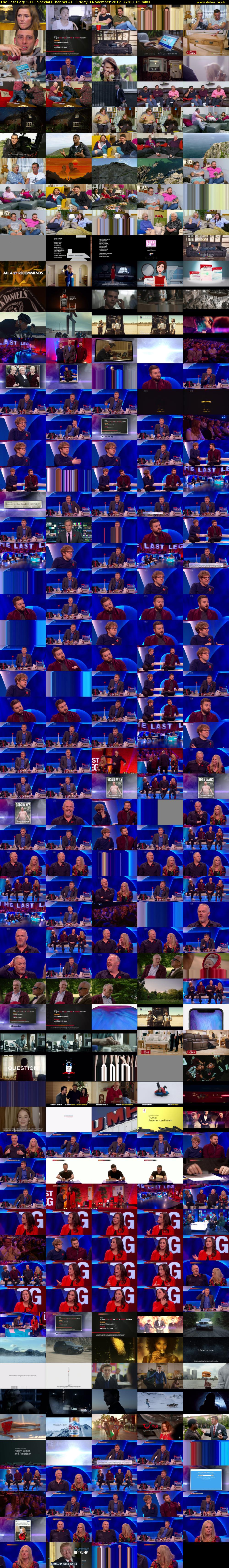 The Last Leg: SU2C Special (Channel 4) Friday 3 November 2017 22:00 - 23:05