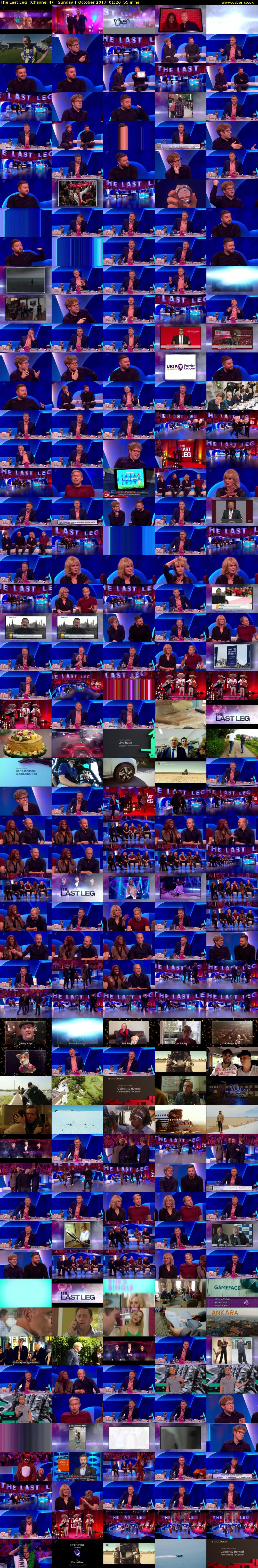 The Last Leg  (Channel 4) Sunday 1 October 2017 01:20 - 02:15