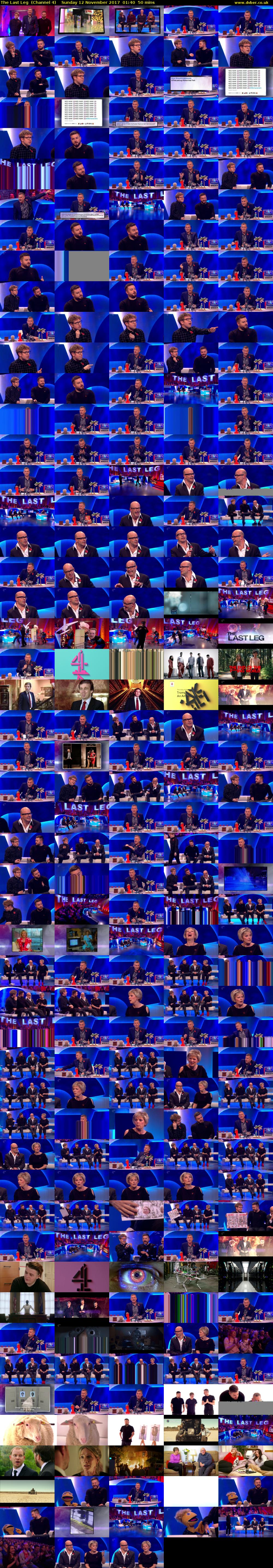 The Last Leg  (Channel 4) Sunday 12 November 2017 01:40 - 02:30