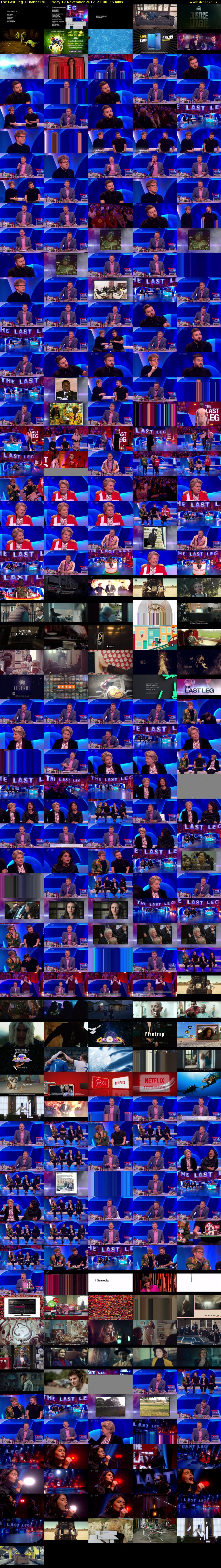 The Last Leg  (Channel 4) Friday 17 November 2017 22:00 - 23:05