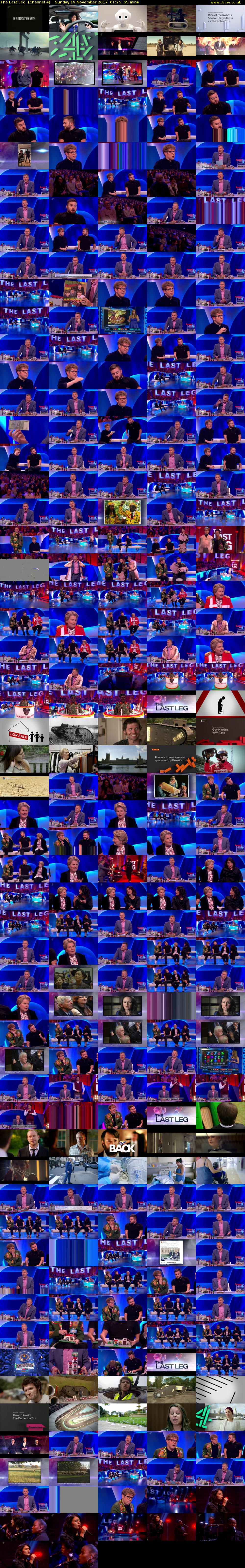 The Last Leg  (Channel 4) Sunday 19 November 2017 01:25 - 02:20