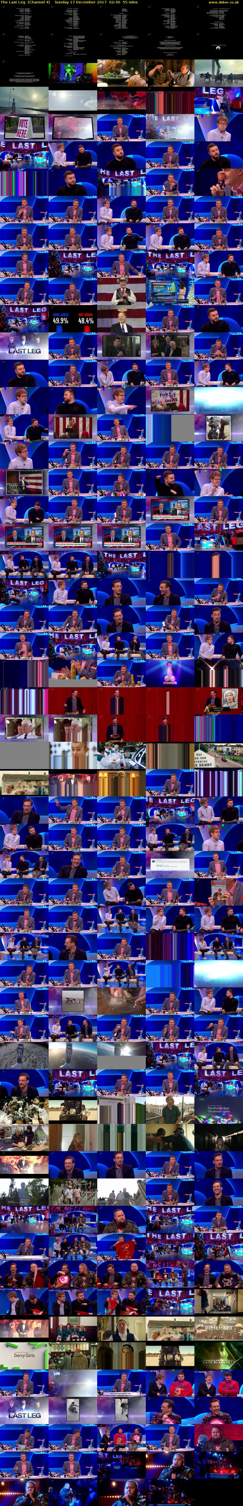 The Last Leg  (Channel 4) Sunday 17 December 2017 02:40 - 03:35