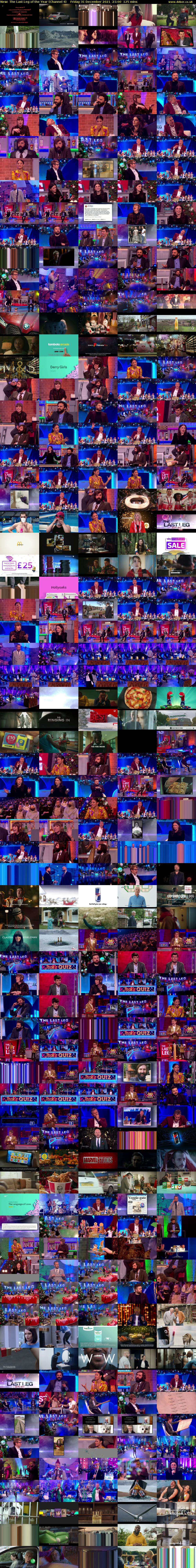 The Last Leg of the Year (Channel 4) Friday 31 December 2021 21:00 - 23:05