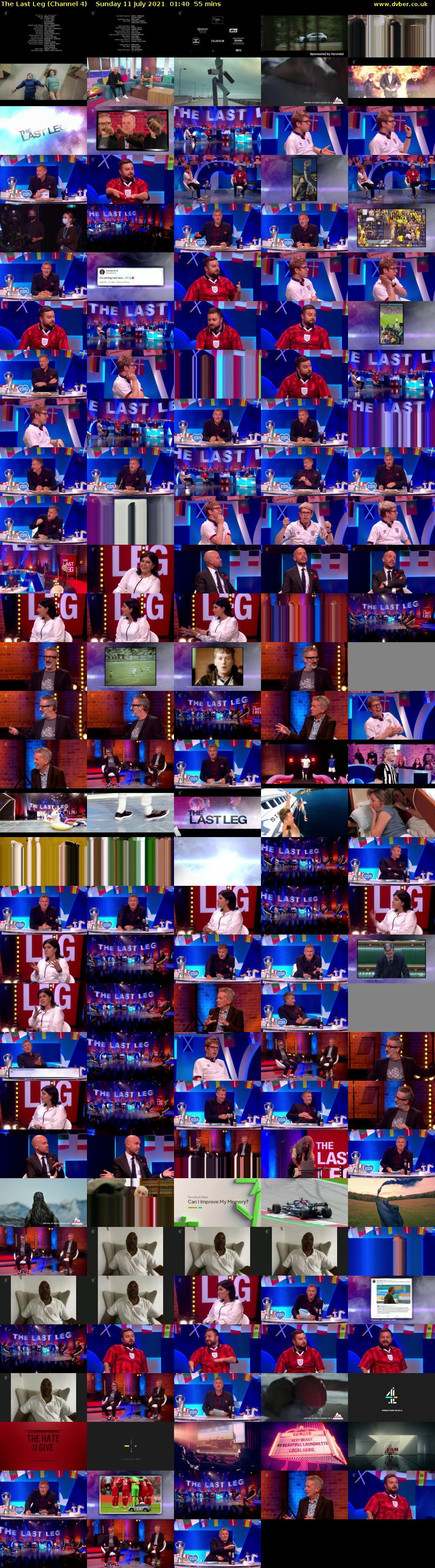 The Last Leg (Channel 4) Sunday 11 July 2021 01:40 - 02:35