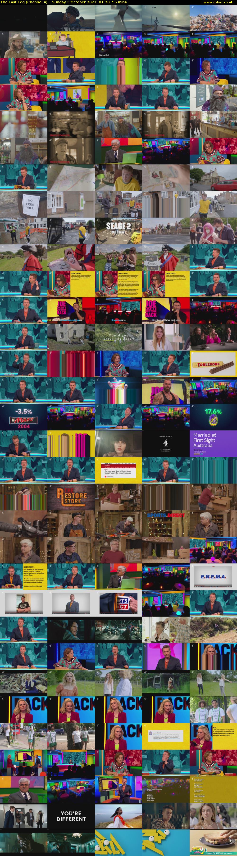 The Last Leg (Channel 4) Sunday 3 October 2021 01:20 - 02:15