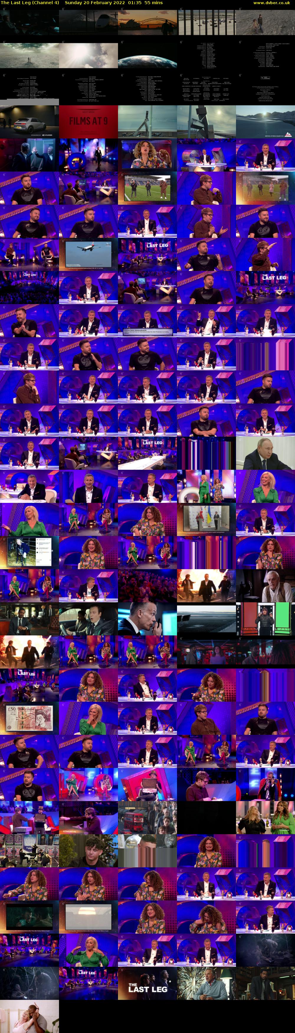The Last Leg (Channel 4) Sunday 20 February 2022 01:35 - 02:30