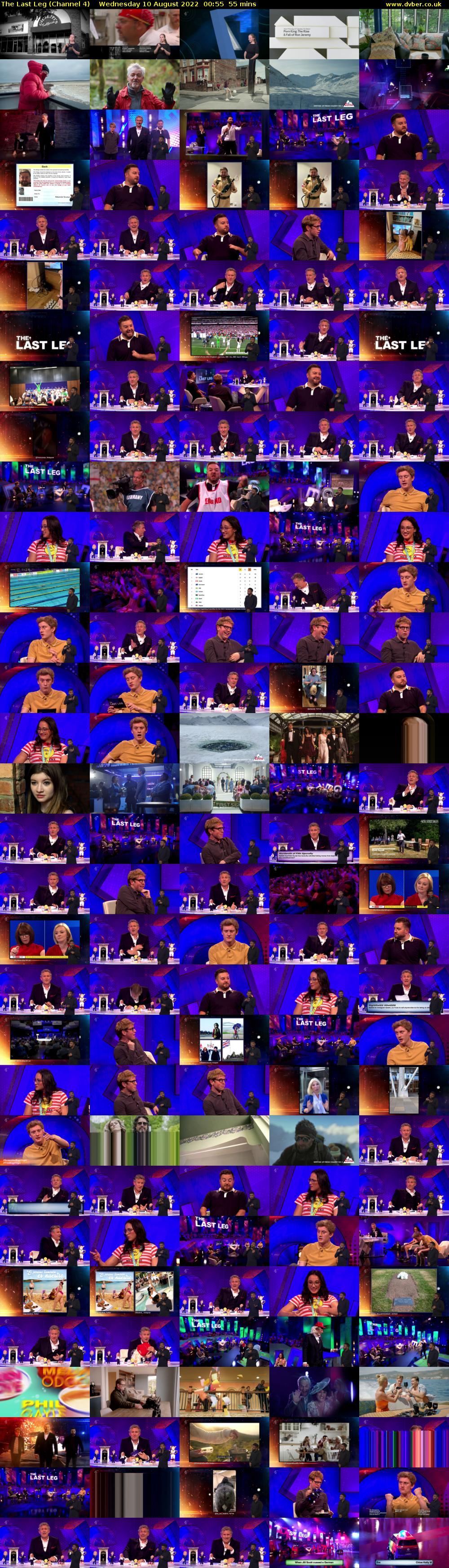 The Last Leg (Channel 4) Wednesday 10 August 2022 00:55 - 01:50