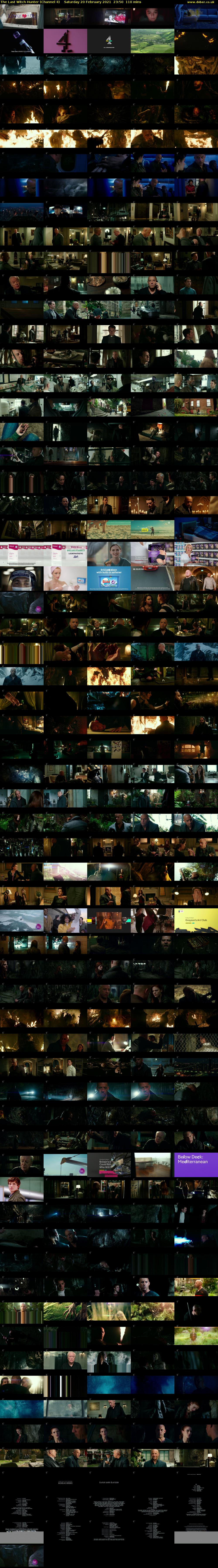 The Last Witch Hunter (Channel 4) Saturday 20 February 2021 23:50 - 01:40