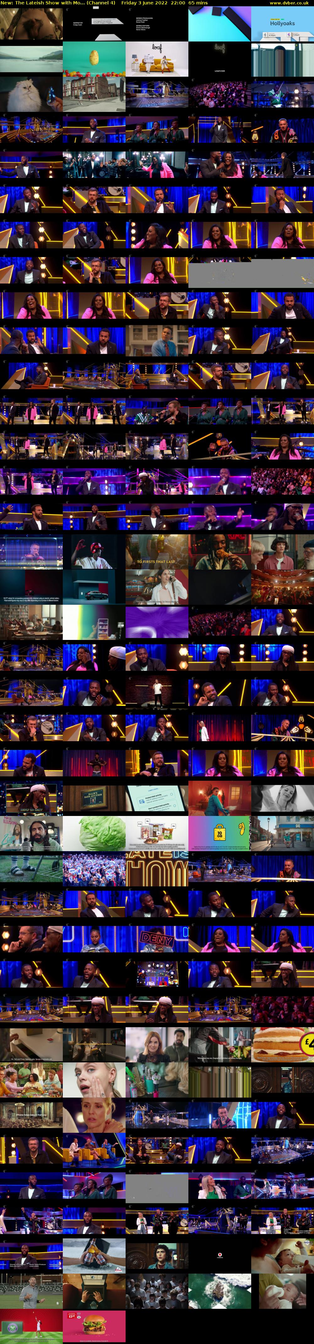 The Lateish Show with Mo... (Channel 4) Friday 3 June 2022 22:00 - 23:05