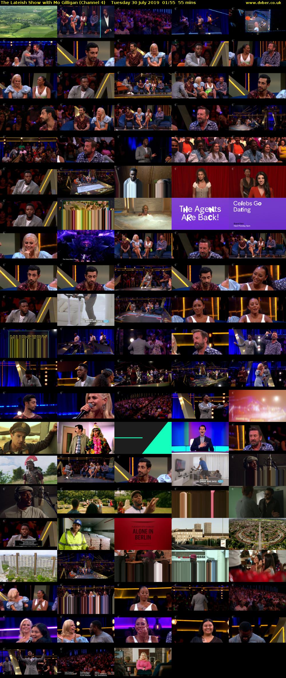 The Lateish Show with Mo Gilligan (Channel 4) Tuesday 30 July 2019 01:55 - 02:50