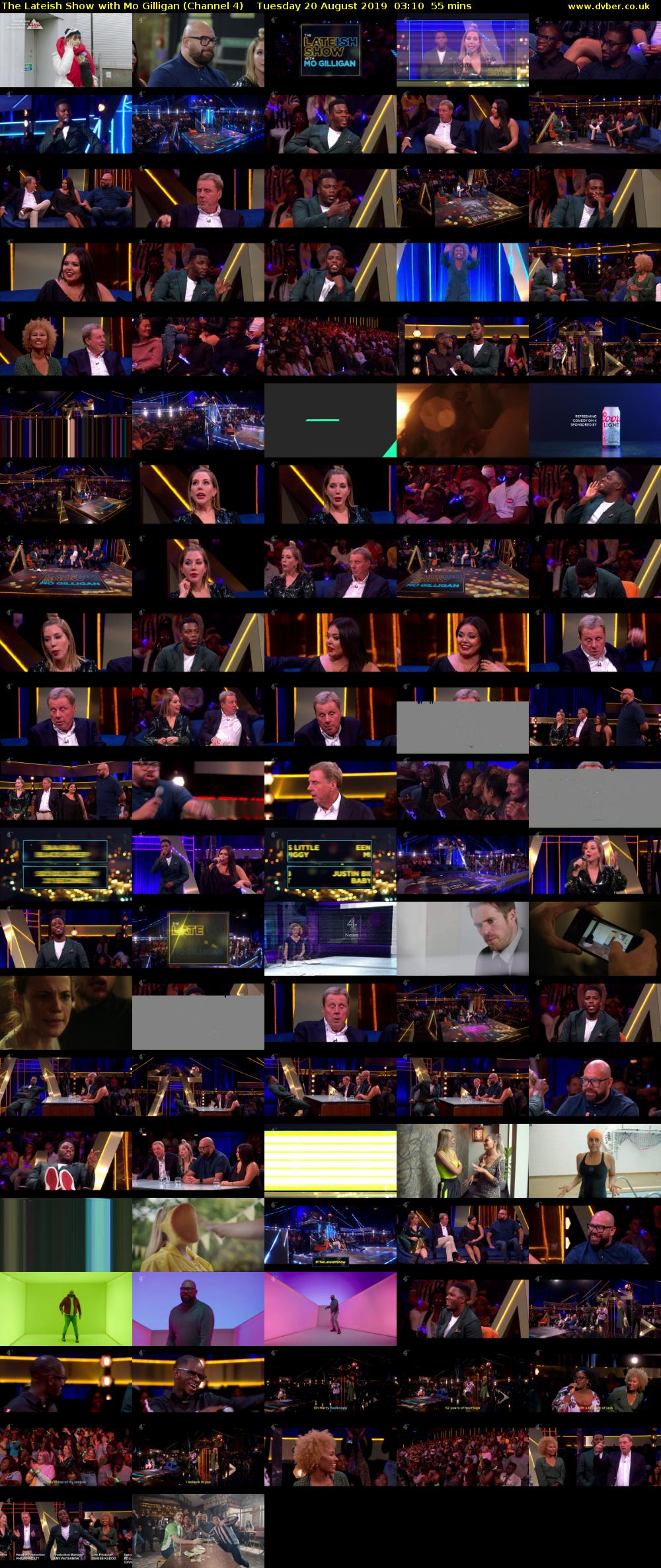 The Lateish Show with Mo Gilligan (Channel 4) Tuesday 20 August 2019 03:10 - 04:05