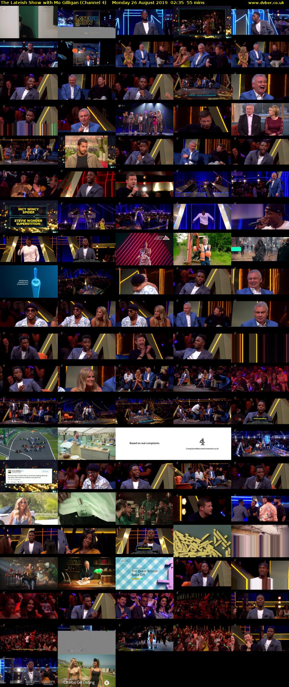 The Lateish Show with Mo Gilligan (Channel 4) Monday 26 August 2019 02:35 - 03:30